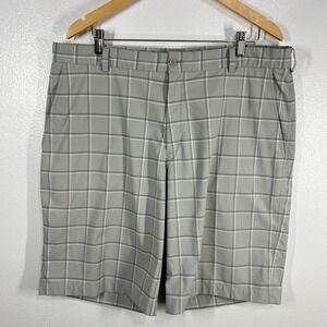 Nike Golf Shorts Plaid Dri-FIT Lightweight Athletic Size‎ 38 Performance